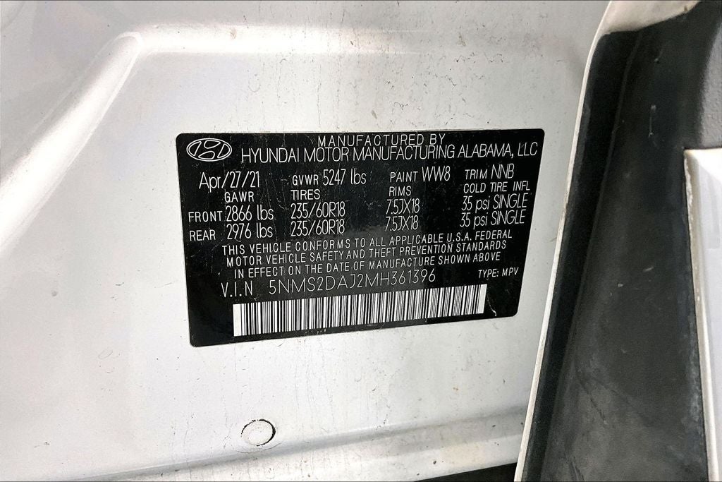 2021 Hyundai SANTA FE SEL