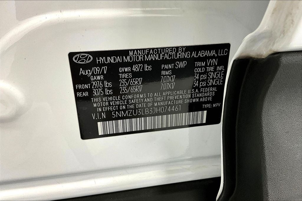 2018 Hyundai SANTA FE SPORT 2.4 Base