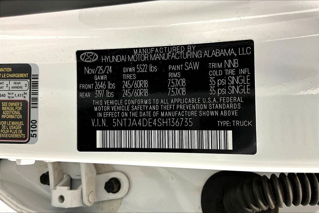 2025 Hyundai SANTA CRUZ SE