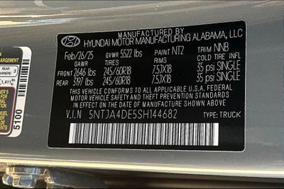 2025 Hyundai SANTA CRUZ SE FWD