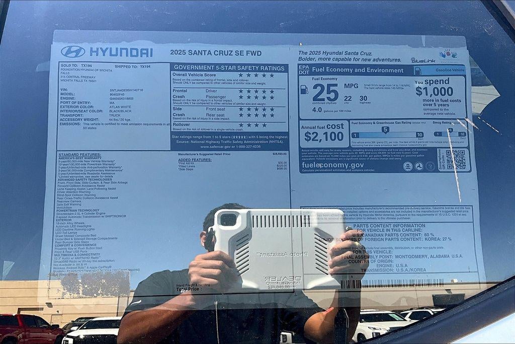 2025 Hyundai SANTA CRUZ SE FWD