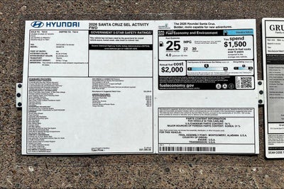 2026 Hyundai SANTA CRUZ SEL Activity FWD