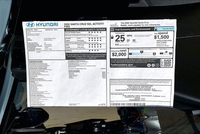 2026 Hyundai SANTA CRUZ SEL Activity FWD