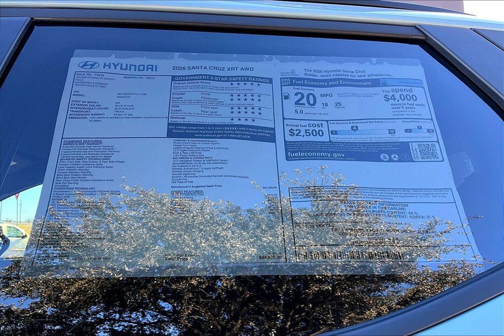 2026 Hyundai SANTA CRUZ XRT