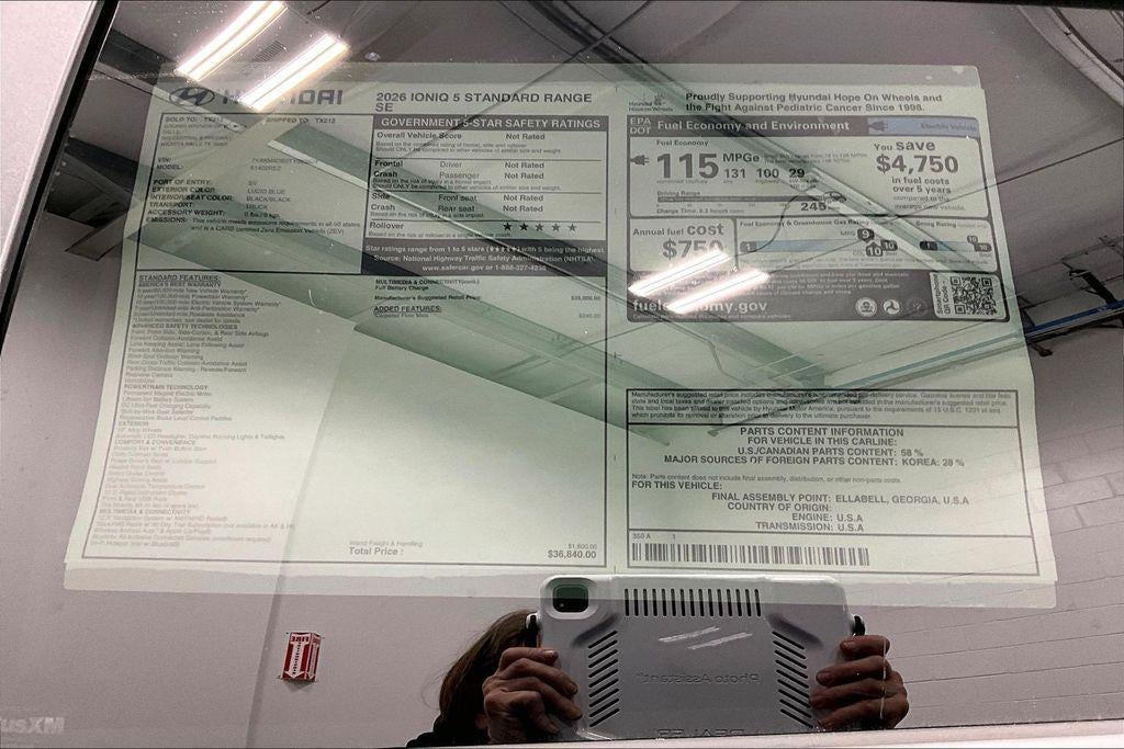 2026 Hyundai IONIQ 5 SE Standard Range