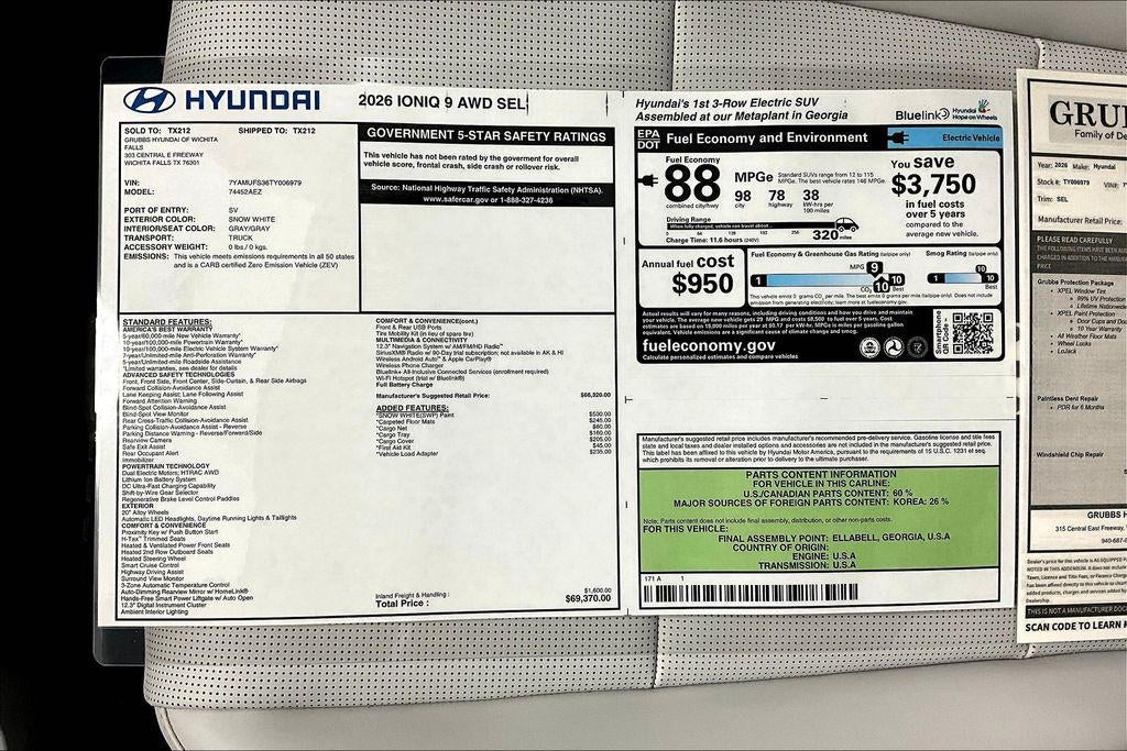 2026 Hyundai IONIQ 9 SEL