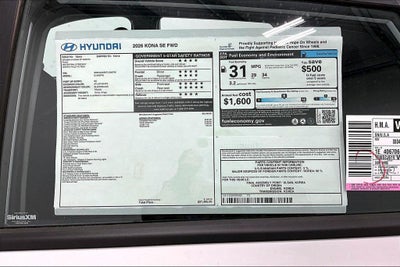 2026 Hyundai KONA SE FWD