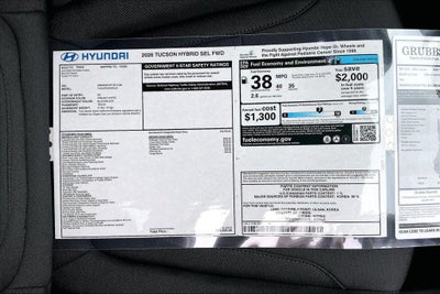 2026 Hyundai TUCSON HYBRID SEL FWD
