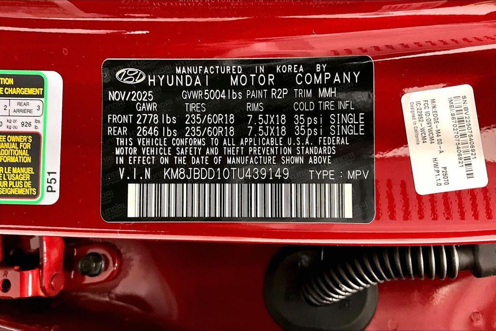 2026 Hyundai TUCSON HYBRID SEL AWD