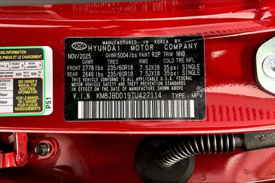 2026 Hyundai TUCSON HYBRID SEL AWD