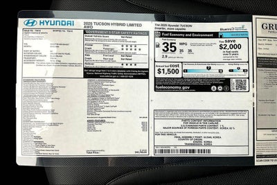 2025 Hyundai TUCSON HYBRID Limited