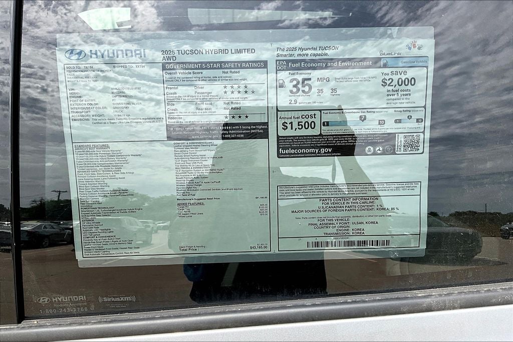 2025 Hyundai TUCSON HYBRID Limited