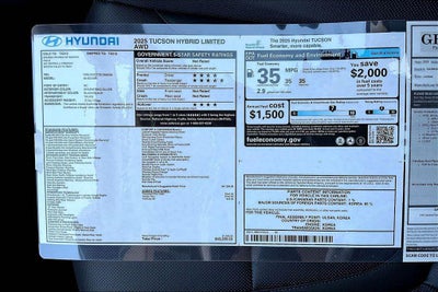 2025 Hyundai TUCSON HYBRID Limited