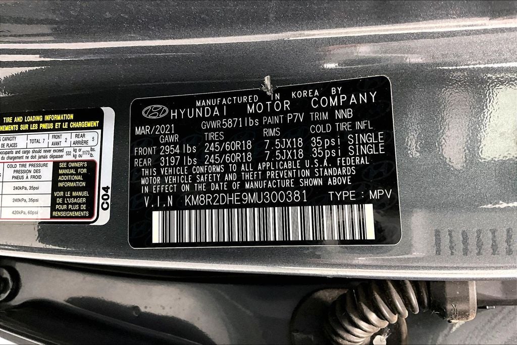 2021 Hyundai PALISADE SEL