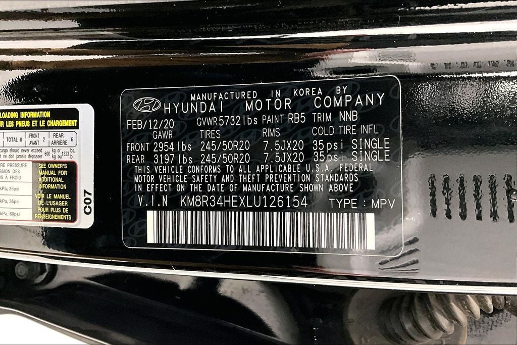 2020 Hyundai PALISADE SEL