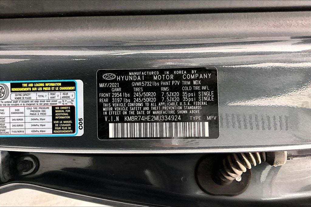 2021 Hyundai PALISADE Calligraphy