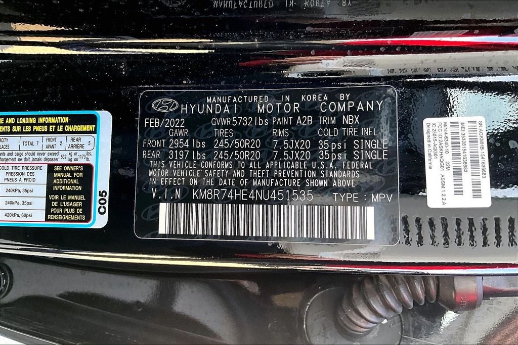 2022 Hyundai PALISADE Calligraphy