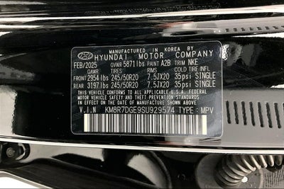 2025 Hyundai PALISADE Calligraphy Night Edition