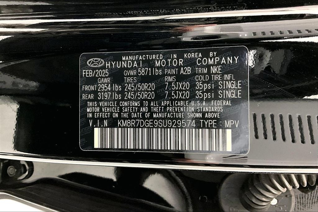 2025 Hyundai PALISADE Calligraphy Night Edition