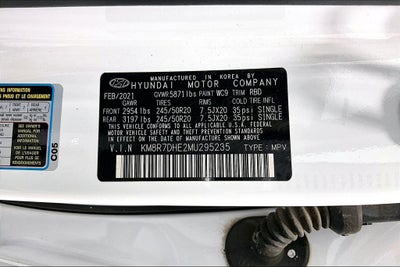 2021 Hyundai PALISADE Calligraphy