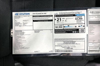 2026 Hyundai PALISADE SE FWD
