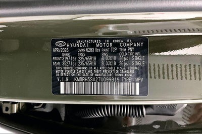 2026 Hyundai PALISADE HYBRID Blue SEL Premium 7P