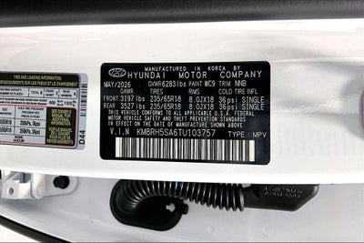 2026 Hyundai PALISADE HYBRID Blue SEL Premium 8P
