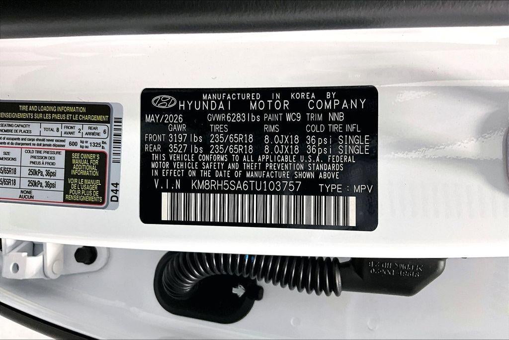 2026 Hyundai PALISADE HYBRID Blue SEL Premium 8P