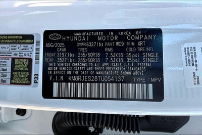 2026 Hyundai PALISADE XRT Pro