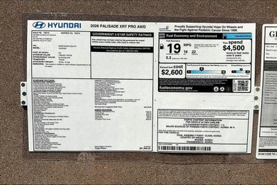 2026 Hyundai PALISADE XRT Pro