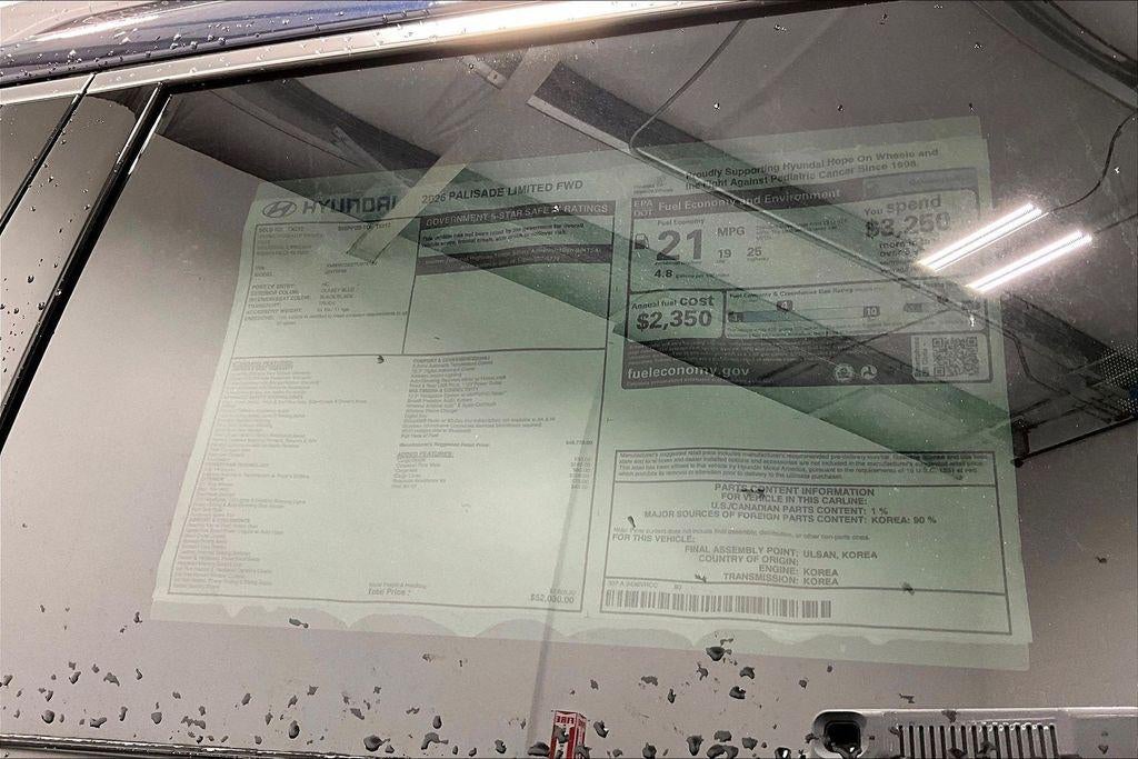 2026 Hyundai PALISADE Limited FWD