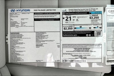 2026 Hyundai PALISADE Limited FWD