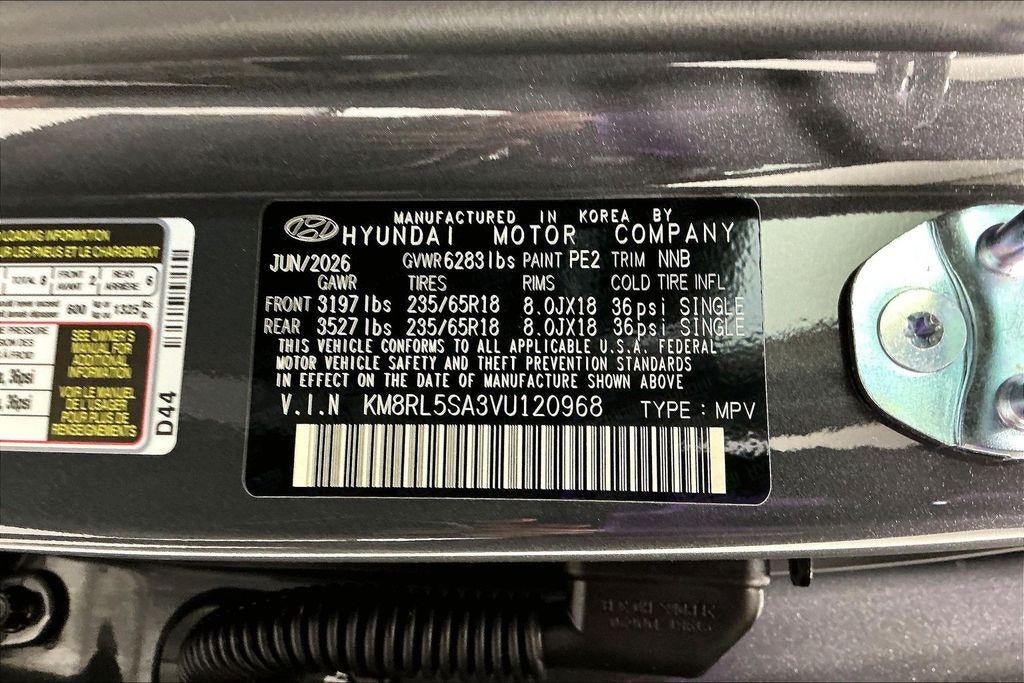 2027 Hyundai PALISADE HYBRID Blue SEL 8P