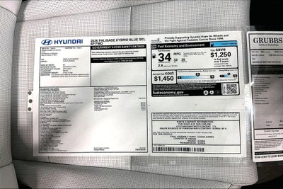 2026 Hyundai PALISADE HYBRID Blue SEL 8P