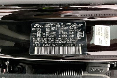2026 Hyundai PALISADE SEL AWD