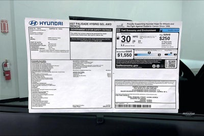 2027 Hyundai PALISADE HYBRID SEL 8P