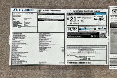 2026 Hyundai PALISADE Calligraphy FWD