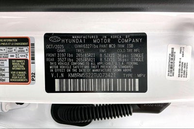 2026 Hyundai PALISADE Calligraphy FWD