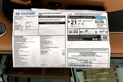 2026 Hyundai PALISADE Calligraphy FWD