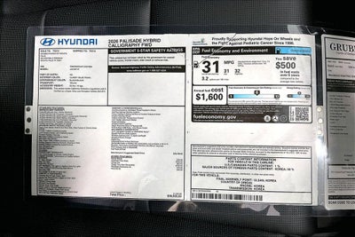 2026 Hyundai PALISADE HYBRID Calligraphy