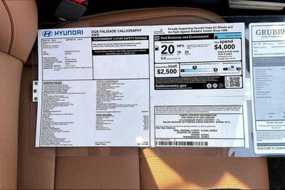 2026 Hyundai PALISADE Calligraphy AWD