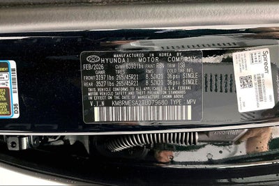 2026 Hyundai PALISADE HYBRID Calligraphy