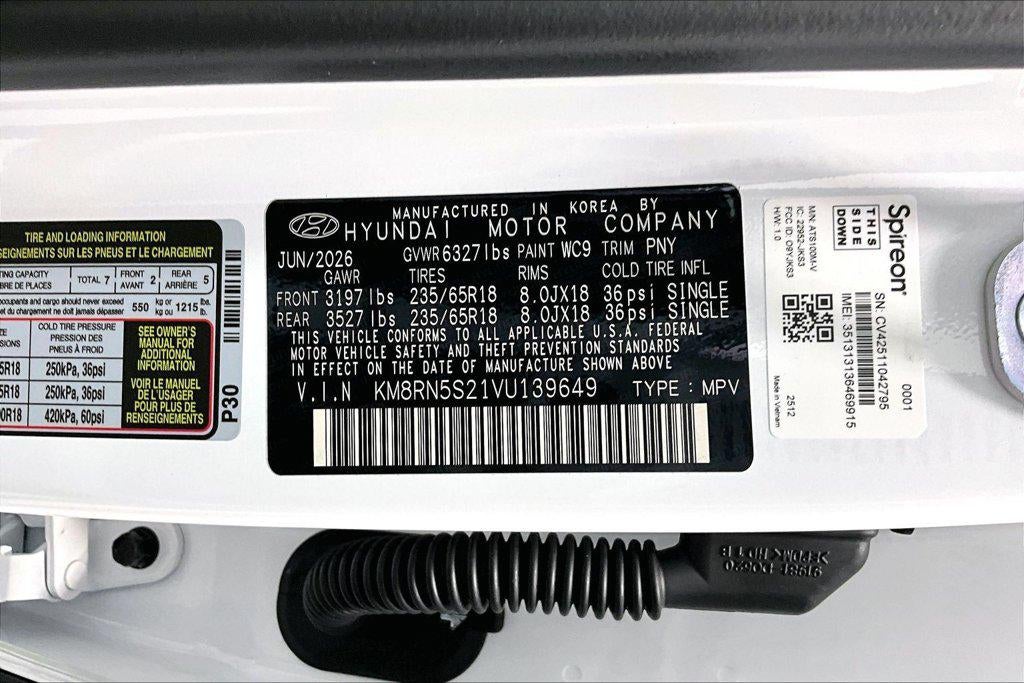 2027 Hyundai PALISADE SEL Premium FWD