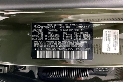 2026 Hyundai PALISADE SEL Premium FWD