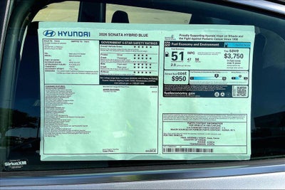 2026 Hyundai SONATA HYBRID Blue