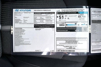 2026 Hyundai SONATA HYBRID Blue
