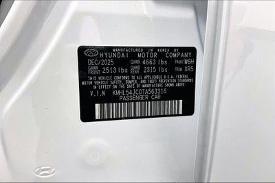 2026 Hyundai SONATA N Line