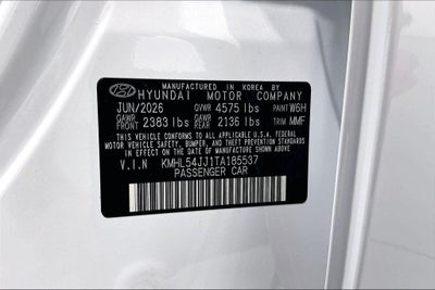 2026 Hyundai SONATA HYBRID Limited