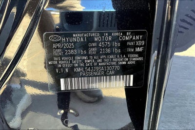 2025 Hyundai SONATA HYBRID Limited