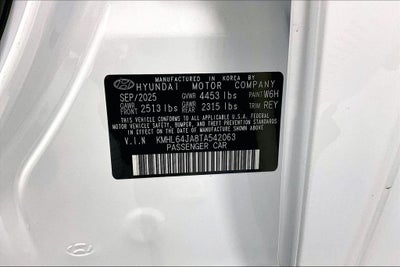 2026 Hyundai SONATA SEL Sport